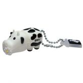 Pen Drive Animals Vaca 4GB Preto e Branco