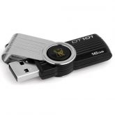 Pen Drive Kingston DT101G2/16GBZ 16GB USB 2.0 Flash Preto